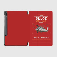 Thumbnail for Kaman SH-2F Seasprite design on red samsung tablet tablet case