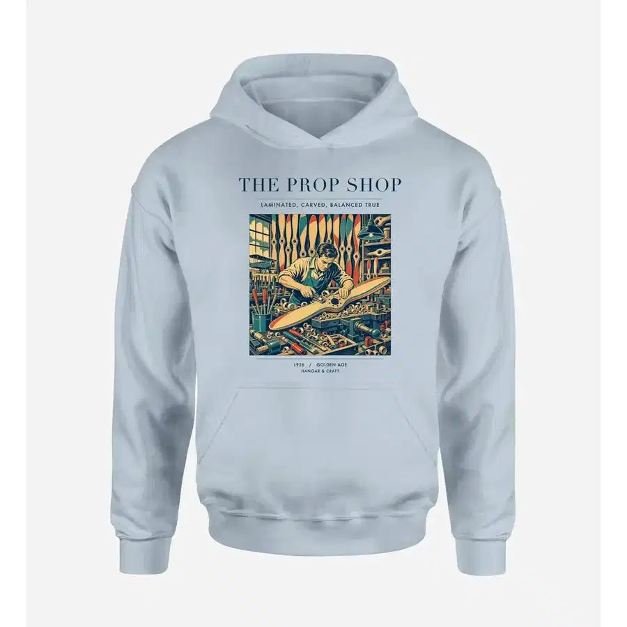 VINTAGE G4169 - The Prop Shop - Premium Hoodie design on lightblue premium