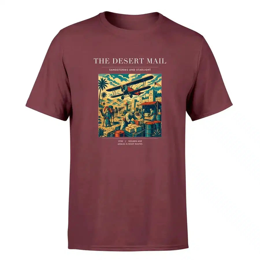 VINTAGE G4020 - The Desert Mail - Premium T-Shirt design on darkred premium t shirt