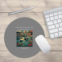 Thumbnail for VINTAGE G4275 - The Stilt Village Call - Designed Mouse Pads design on gray round