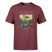 Thumbnail for VINTAGE G4498 - The Spice Market Circle - Premium T-Shirt design on darkred premium t shirt
