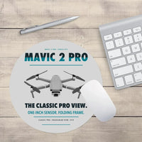 Thumbnail for DJI Mavic 2 Pro design on light gray round mouse pad