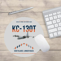 Thumbnail for KC-130T NP2000 design on light gray round mouse pad