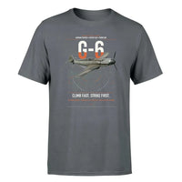 Thumbnail for Messerschmitt Bf 109G-6 design on gray t-shirt, single-side print