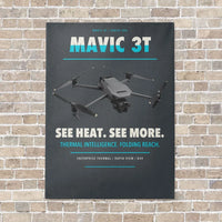 Thumbnail for DJI Mavic 3 Thermal vertical canvas print - no frame - gray background