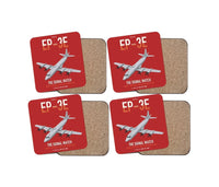 Thumbnail for EP-3E ARIES II design on red 4 pieces set coaster