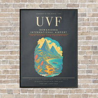 Thumbnail for Hewanorra International Airport UVF - Canvas Framed - Gray