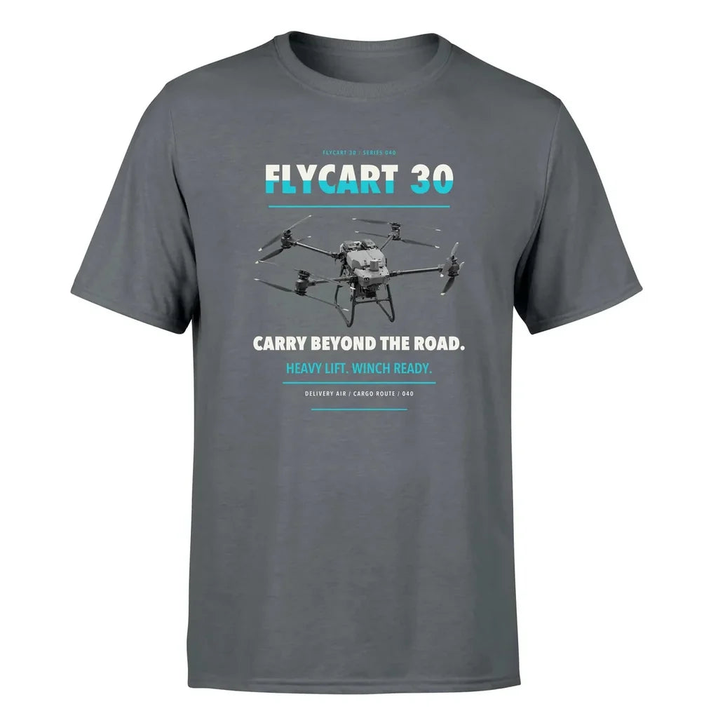 DJI FlyCart 30 design on gray single side