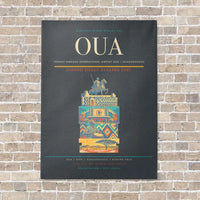 Thumbnail for Thomas Sankara International Airport OUA — Ouagadougou vertical canvas print - no frame - gray background