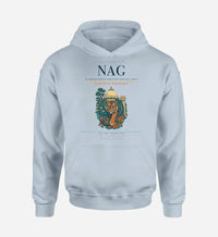 Thumbnail for Dr. Babasaheb Ambedkar International Airport (NAG) design on light blue hoodie single-side print