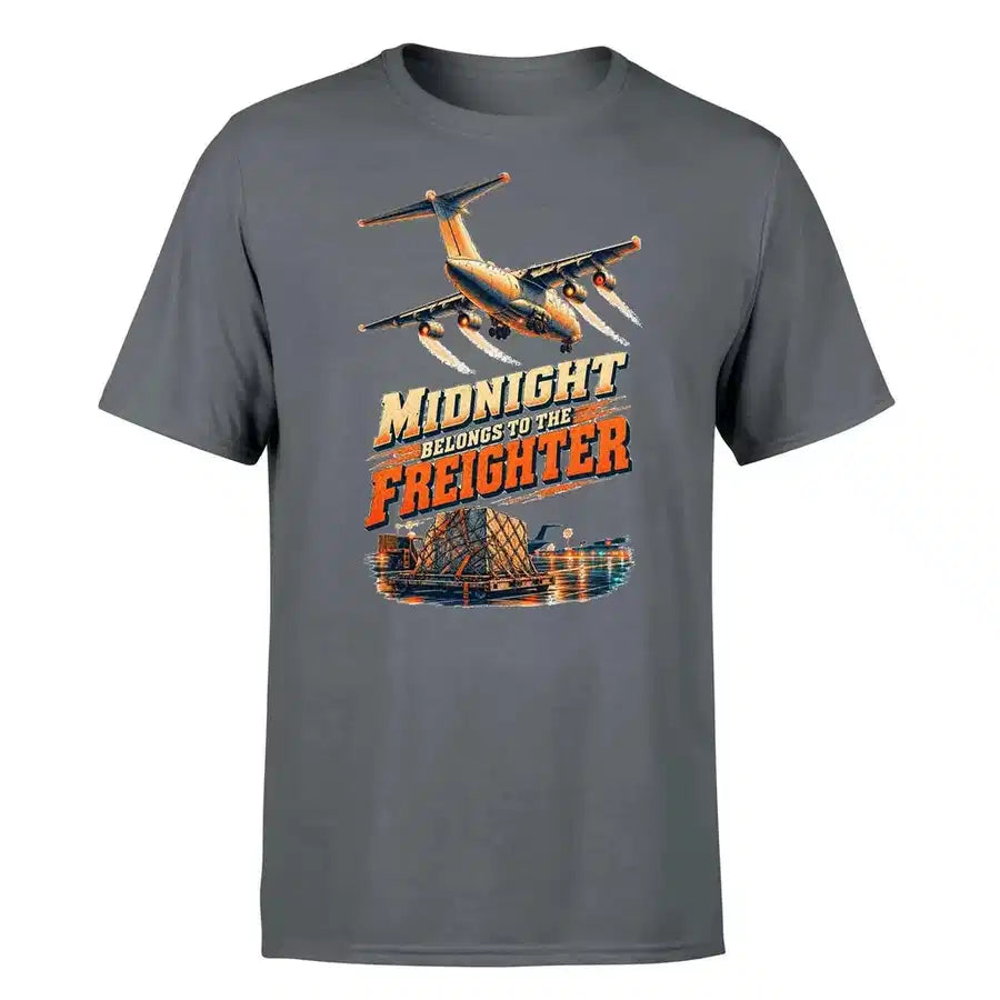 SIGNAL 670 - Midnight Belongs To The Freighter - Premium T-Shirt design on gray premium t shirt