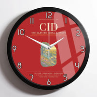Thumbnail for The Eastern Iowa Airport Cedar Rapids CID Wall-Clock Framed - Red