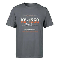 Thumbnail for KC-135Q Blackbird Tanker design on gray double-side t-shirt, single-side print
