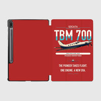Thumbnail for Socata TBM 700 design on red samsung tablet tablet case
