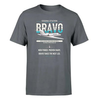 Thumbnail for Cessna Citation Bravo design on gray double-side t-shirt, single-side print