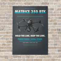 Thumbnail for DJI Matrice 350 RTK vertical canvas print - no frame - gray background