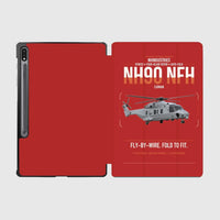 Thumbnail for NHIndustries NH90 NFH Caïman design on red samsung tablet tablet case