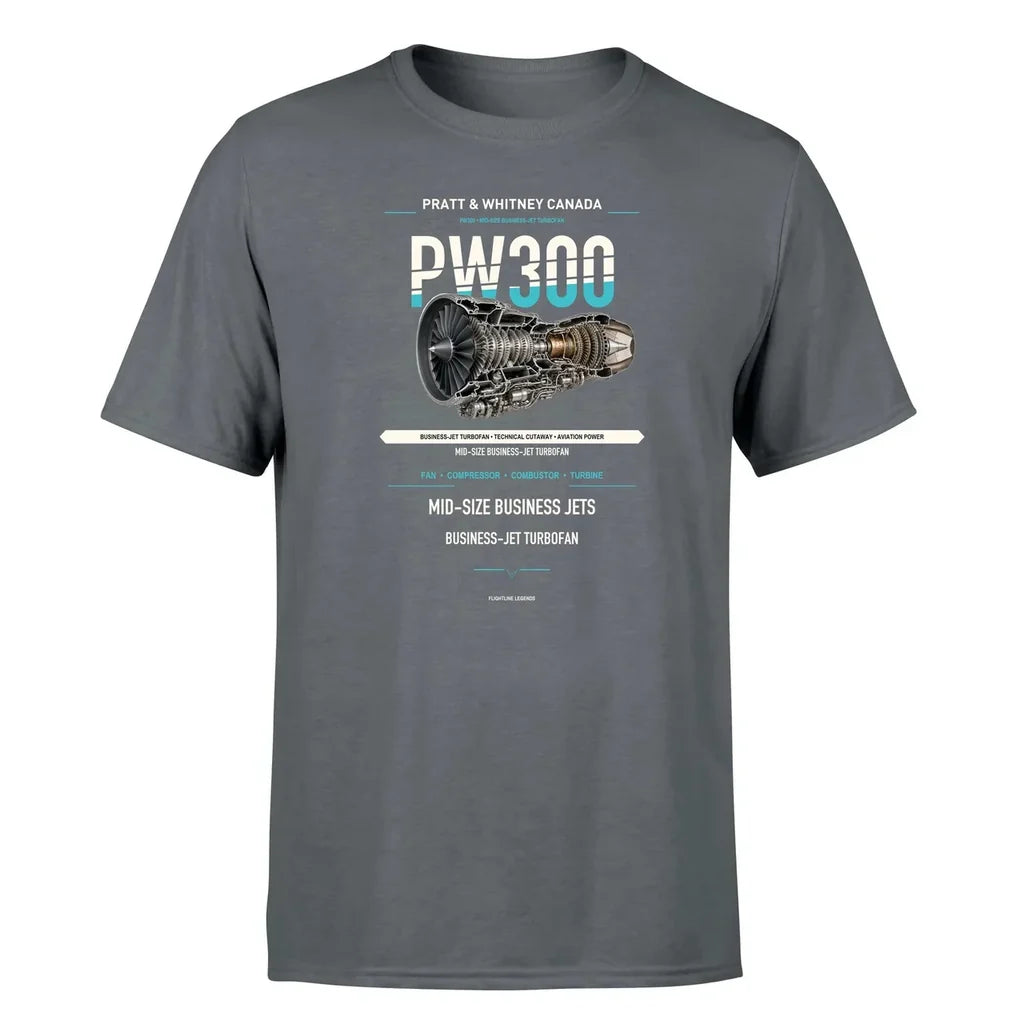 PW300 design on gray single side