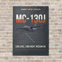 Thumbnail for MC-130J COMMANDO II vertical canvas print - no frame - gray background