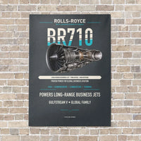 Thumbnail for BR710 vertical canvas print - no frame - gray background