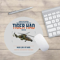 Thumbnail for Airbus Helicopters Tiger HAD design on light gray round mouse pad