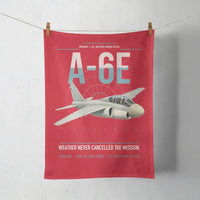 Thumbnail for A-6E Intruder design on red towel