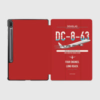 Thumbnail for Douglas DC-8-63 design on red samsung tablet tablet case