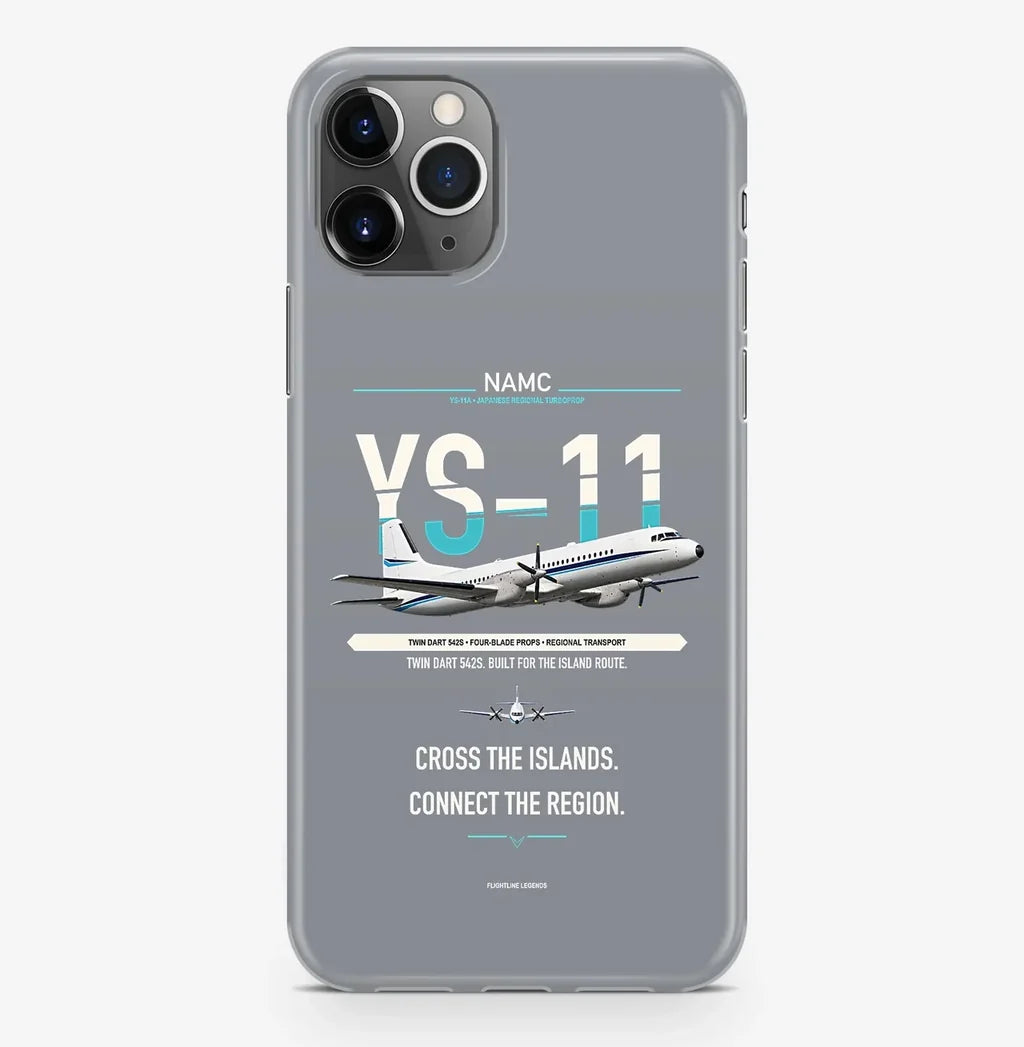 NAMC YS-11A Case ProMax design on gray iphone case promax