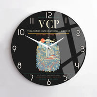 Thumbnail for Viracopos International Airport VCP Wall-Clock No-Frame - Black