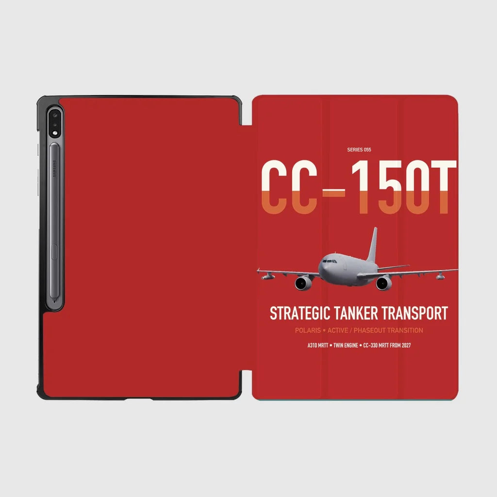 Airbus CC-150T Polaris design on red samsung tablet tablet case