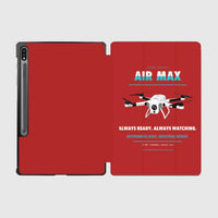 Thumbnail for Percepto Air Max design on red samsung tablet tablet case
