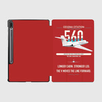 Thumbnail for Cessna Citation 560 - Citation V design on red samsung tablet tablet case