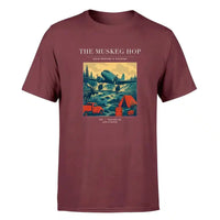 Thumbnail for VINTAGE G4282 - The Muskeg Hop - Premium T-Shirt design on darkred premium t shirt