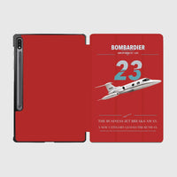 Thumbnail for Bombardier Learjet 23 design on red samsung tablet tablet case