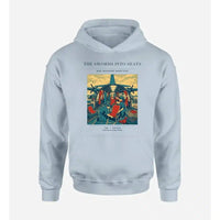 Thumbnail for VINTAGE G4538 - The Swords Into Seats - Premium Hoodie design on lightblue premium