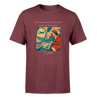 Thumbnail for VINTAGE G4423 - The Grandmother's First Flight - Premium T-Shirt design on darkred premium t shirt