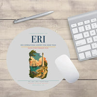 Thumbnail for Erie International Airport (Tom Ridge Field) (ERI) design on light gray round mouse pad