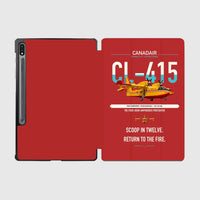 Thumbnail for Canadair CL-415 design on red samsung tablet tablet case