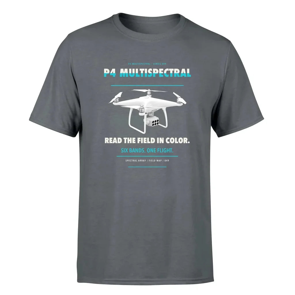 DJI P4 Multispectral design on gray single side
