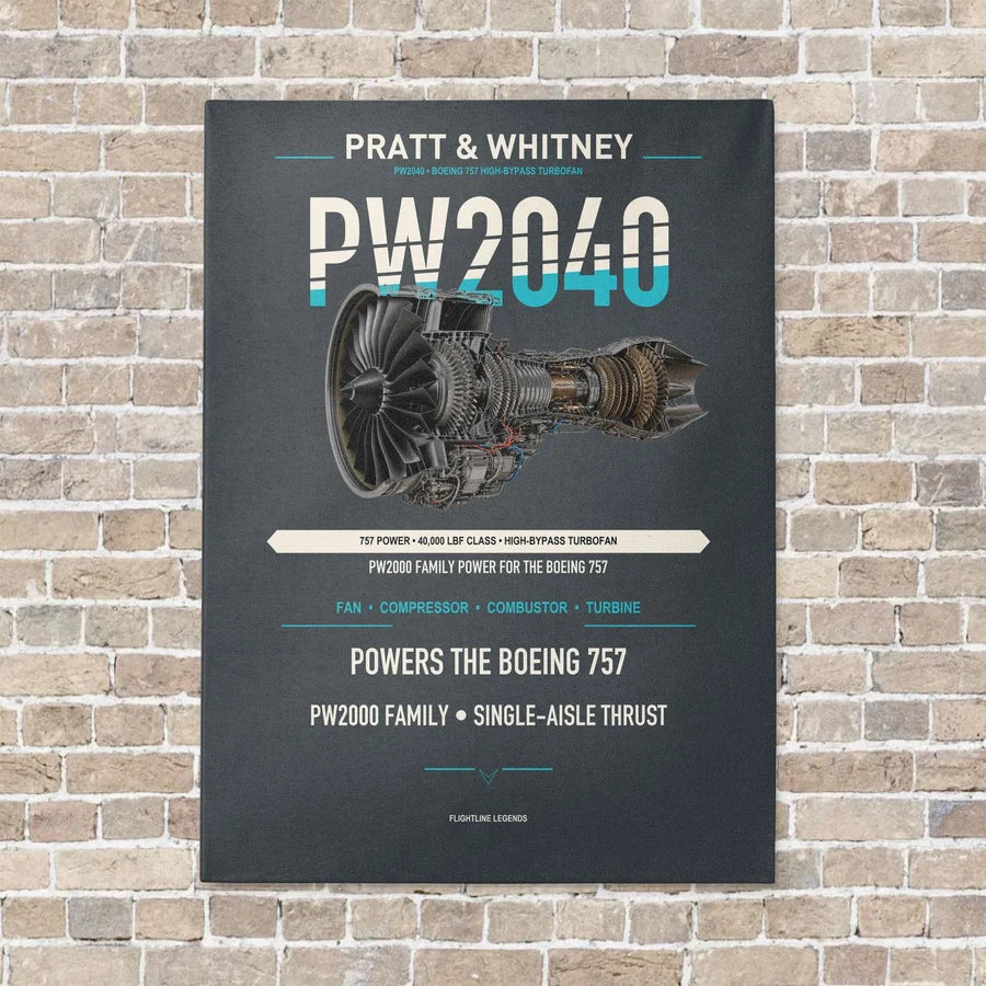 PW2040 vertical canvas print - no frame - gray background