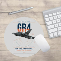 Thumbnail for Panavia Tornado GR4 design on light gray round mouse pad