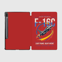 Thumbnail for F-16C Fighting Falcon design on red samsung tablet tablet case