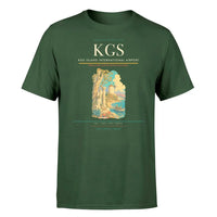 Thumbnail for Kos Island International Airport (KGS) T-Shirt single-side front print in Dark Green | kos-island-international-airport-kgs-double-side-t-shirt