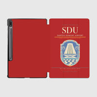 Thumbnail for Santos Dumont Airport (SDU) design on red samsung tablet tablet case