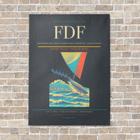 Thumbnail for Martinique Aimé Césaire International Airport FDF — Fort-de-France vertical canvas print - no frame - gray background