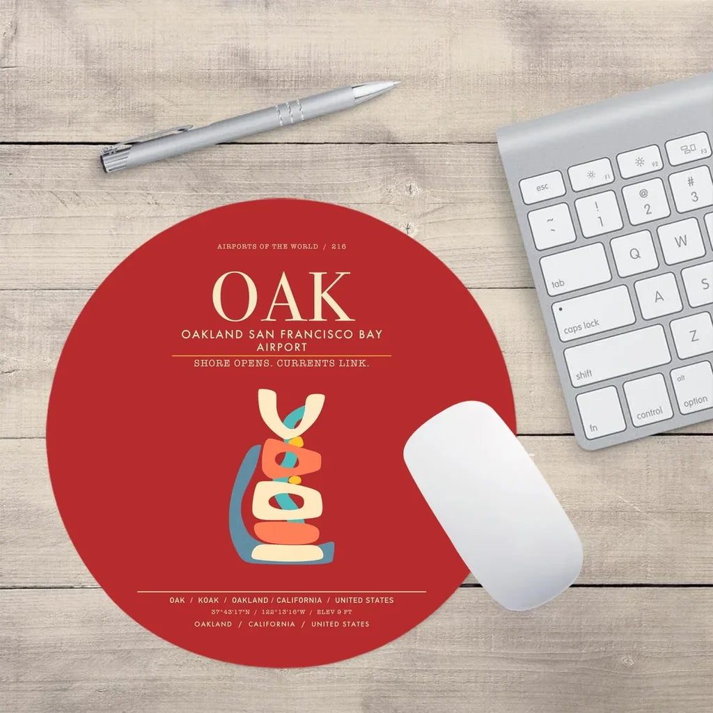 Oakland San Francisco Bay Airport OAK - Red