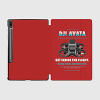 Thumbnail for DJI Avata design on red samsung tablet tablet case