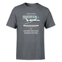 Thumbnail for Cessna Citation Sovereign+ design on gray double-side t-shirt, single-side print