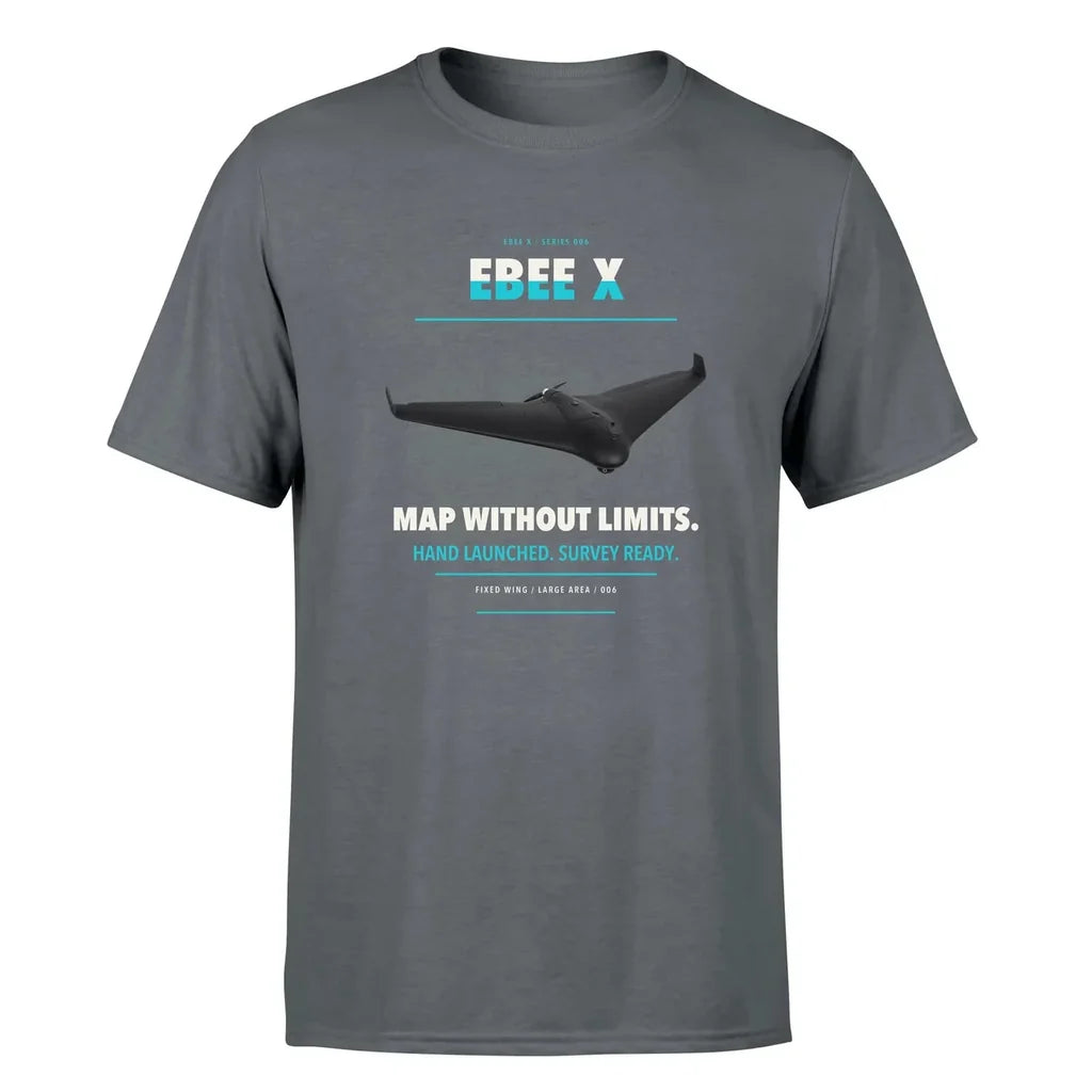 AgEagle eBee X design on gray single side