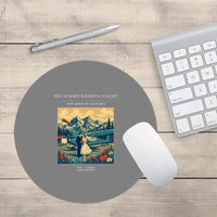 Thumbnail for VINTAGE G4345 - The Summit Wedding Flight - Designed Mouse Pads design on gray round